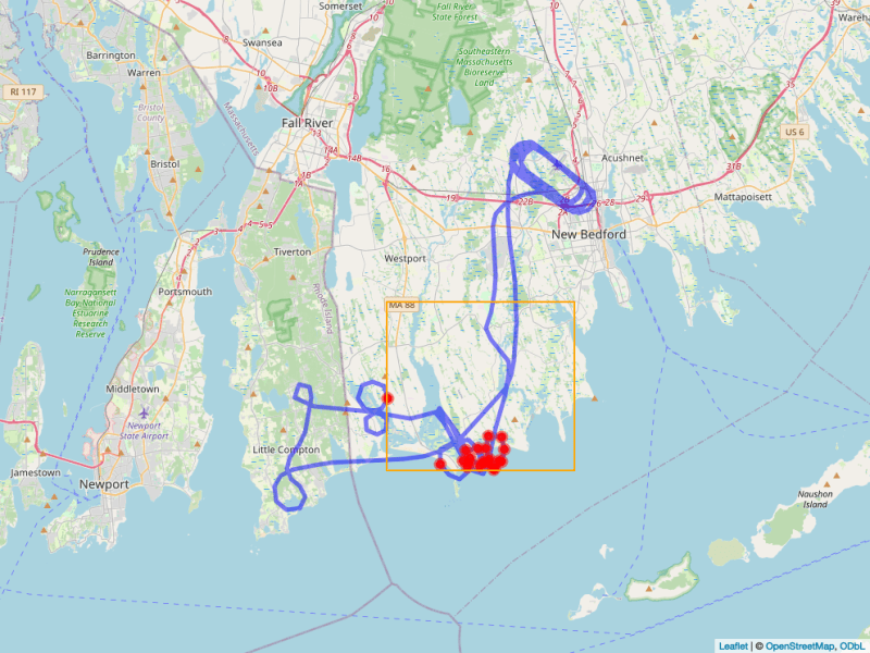 August 4th: Dangerous circles over campers at Horseneck&nbsp;Beach